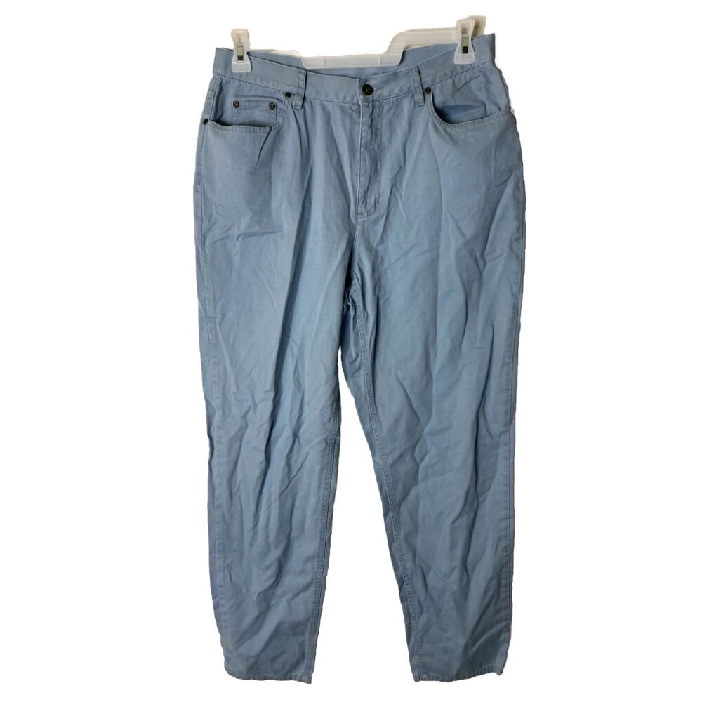 Vintage 90s LIZ CLAIBORNE Women’s 16 Light Blue Coastal pants Grannycore Indie